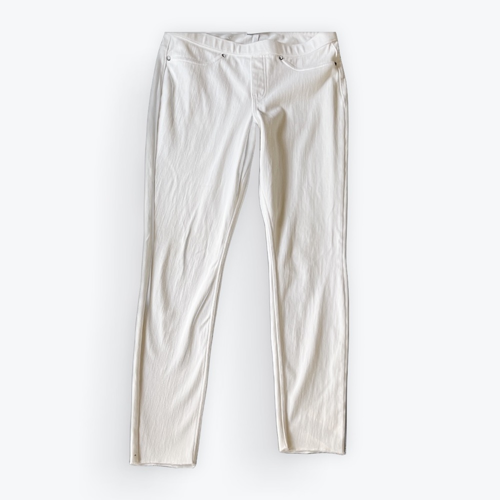 HUE Women's White Jeggings